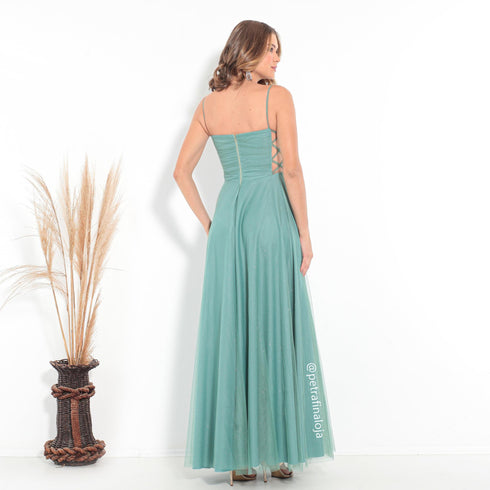 VESTIDO DECOTE LATERAL X PETRA FINA
